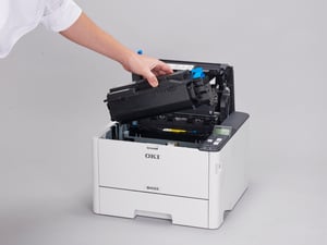 OKI B433 Printer - image drum replacement image